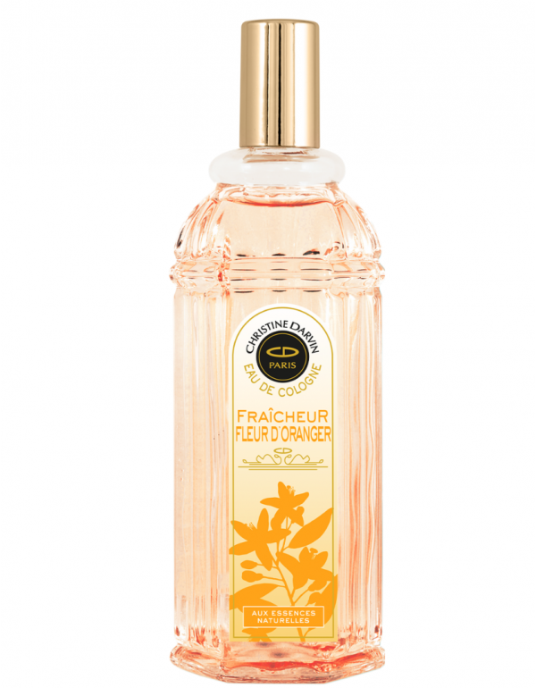 Eau de Cologne Fleur d'Oranger - Eau de Cologne Femme - 97% d'origine naturelle - 100% Français