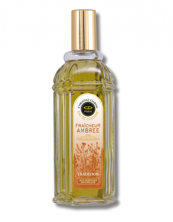 Eau de Cologne Amber - Eau de Cologne for Women - 97% natural origin - 100% French